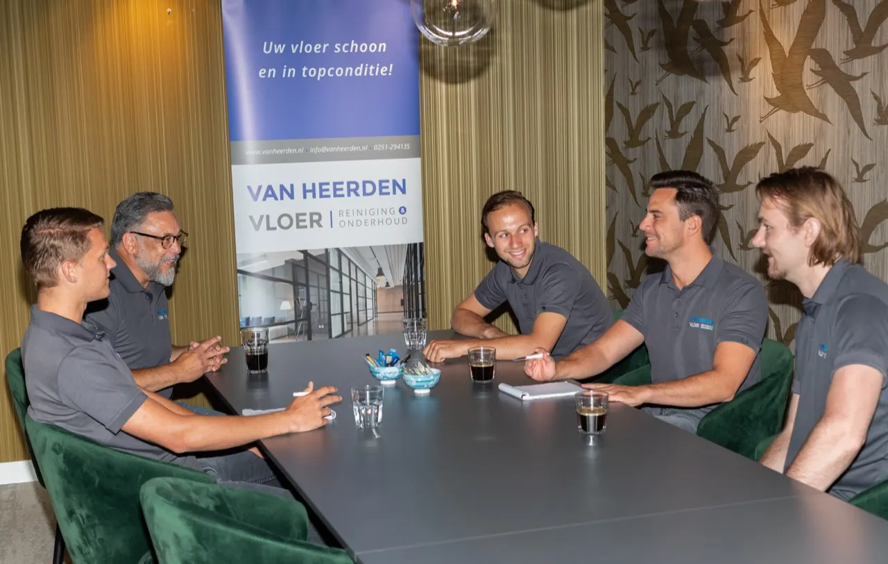 Het team van Van Heerden Vloerreiniging